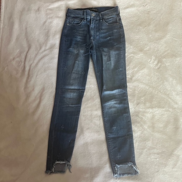 Express Jeans with Stitch embellishments- Ankle Legging - Picture 2 of 6